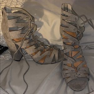COPY - Charlotte Russe grey heels never worn